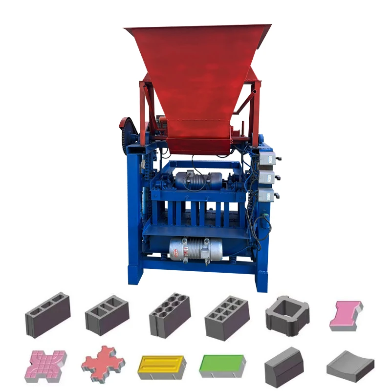 Cement Brick Making Machine Brick Making Machinery Manual Concrete Brick Making Machine