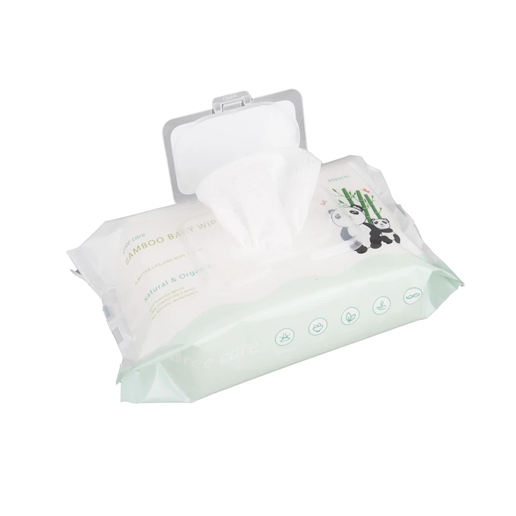 Best natural bamboo baby wipes free from harmful chemicals biodegradable wet wipes face and hand compostable baby wet wipes