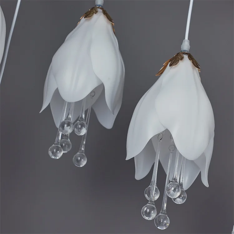Birthday Party Props Magnolia Light Flower Shape Ceiling Lamp Decoration for Wedding