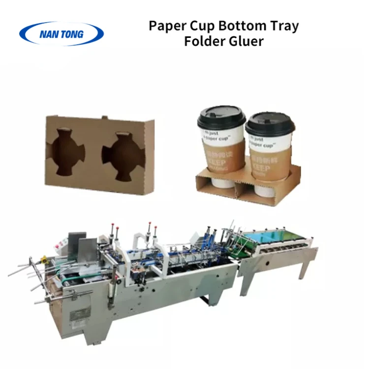 Automatic High Speed Pre-Folding Folder Gluer Machine cold glue system