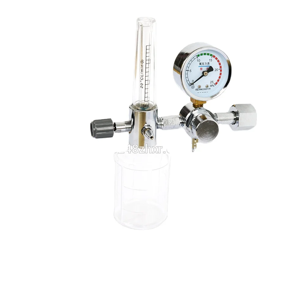 Good quality cylinders usage medical gas gauge meter manometer oxygen pressure oxygen regulator for hospital