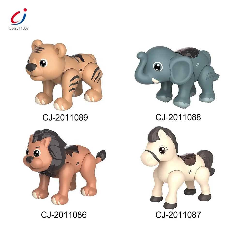 Education magnetic assembly take apart simulation 3d horse recording audio retelling building diy animals