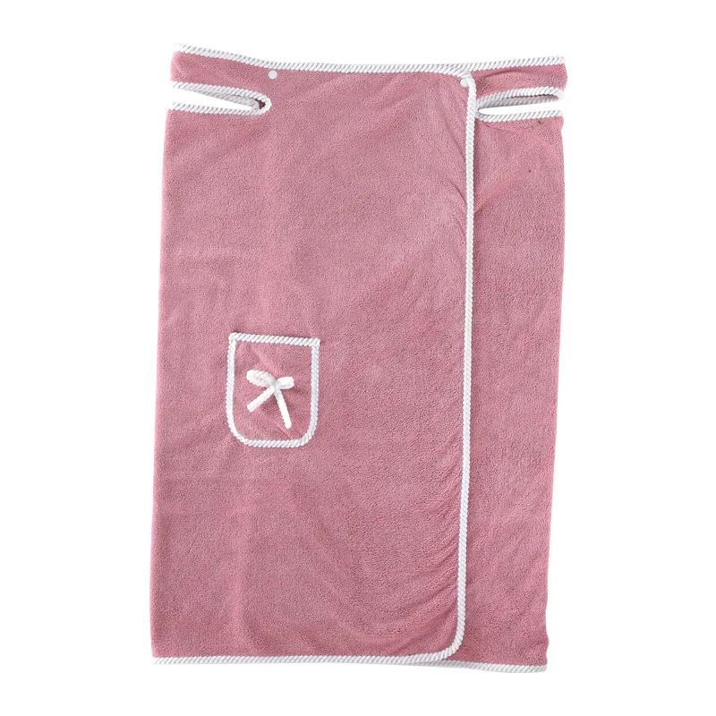 factory microfiber Wearable Super Soft Water Absorbent Spa Tube Dress Bath Skirt towel
