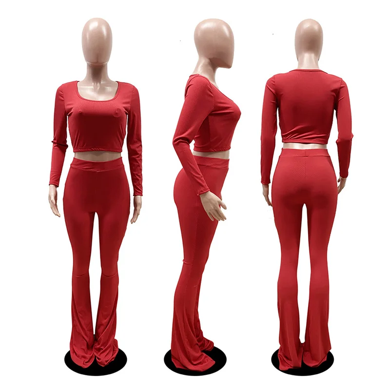 Yoga Conjuntos Para Mujeres Lounge Wear Sets Women 2 Piece Set Flare Yoga Pants Women Fall 2023 Sweatsuit Loungewear Women Sets