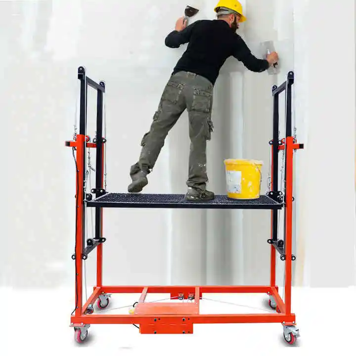 Xuyang 500kg 2-10m Telescoping lifting mobile electric scaffold platforms prices cheap scaffolding for sale