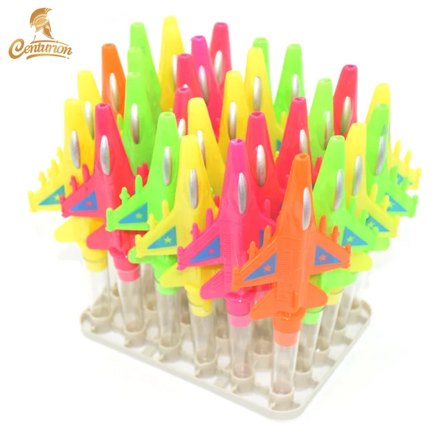 helicopter plastic cheap price colorful air plane toy with mini tablet candy for kids