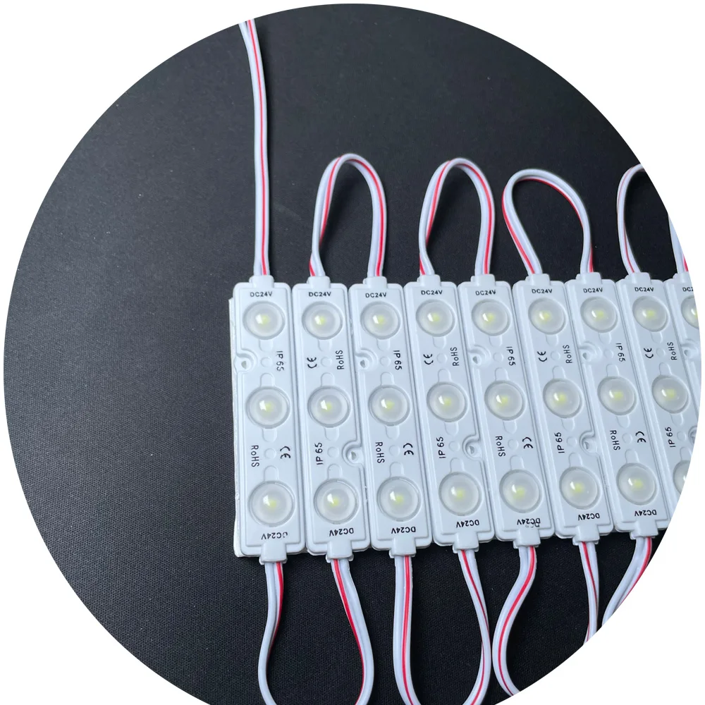 6000k 3000k 160 градусов объектив SMD2835 DC24V знак светодиодные световые модули для дизайна света