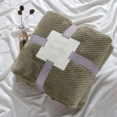 
Fast Delivery Soft Wholesale Plaid Fleece Blanket 