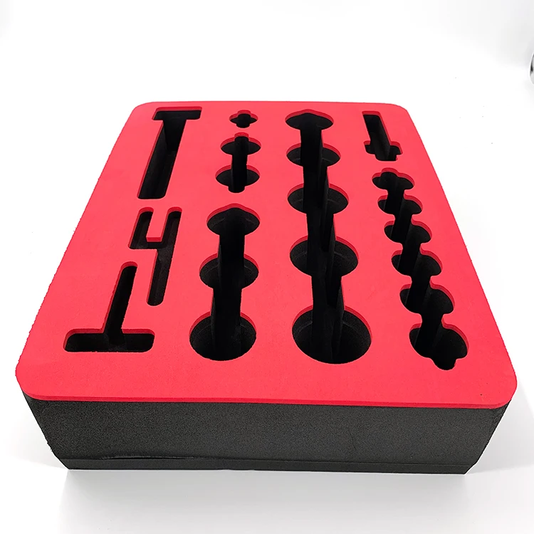 Custom manufacturer eva sponge foam packaging insert Toolbox lining