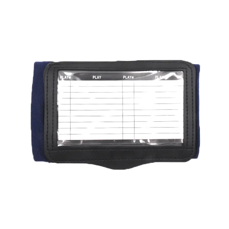 Breathable Adult Quarterback Gear Sportswear Soccer Baseball Football Playbook Wristband Adjustable Elastic Sport Wristband