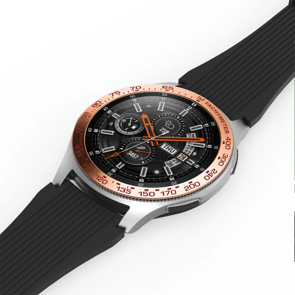 For Samsung Galaxy Watch 46mm/42mm Gear S3 Frontier/Classic Protector Cover Case MetalWatch Bezel Ring