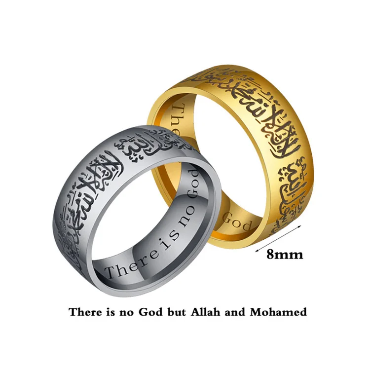 New custom named saudi arabia jewelry gold ring for men