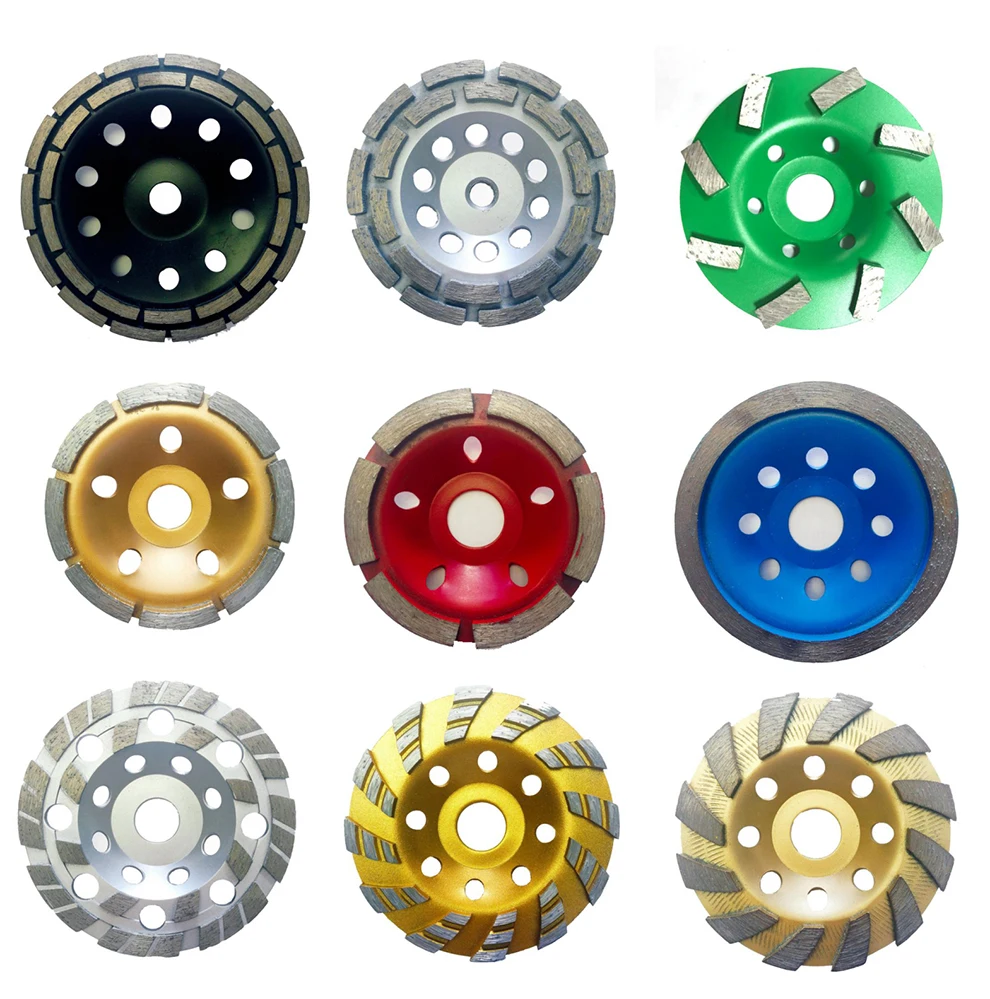 TAICHIV 125mm 5inch Diamond Wheel Sharpener Grinding Abrasive Tools Concrete Ceramic Metal Grinding Cup Wheel