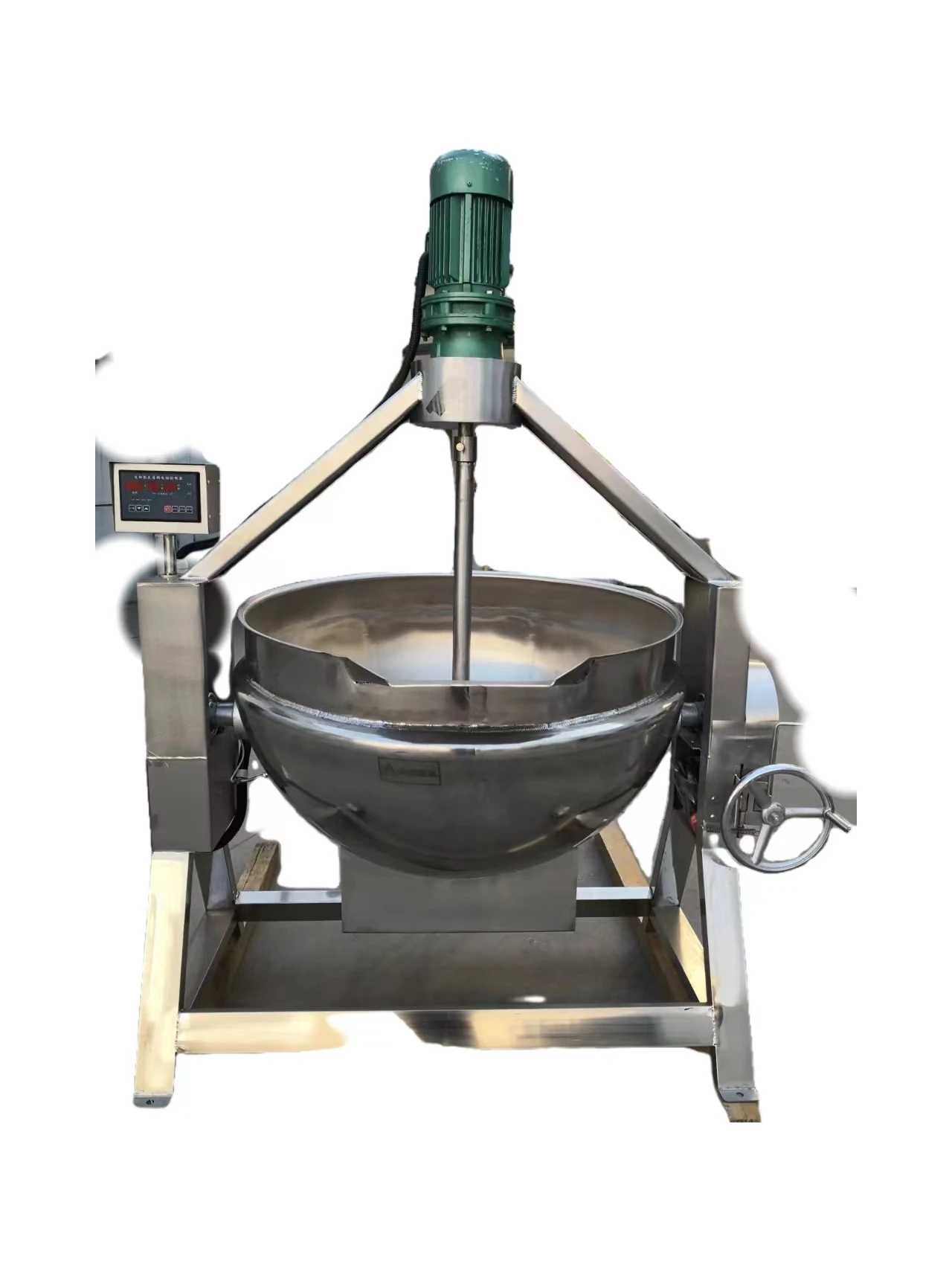 Stainless steel tilting/fixed double layer cooking pot /sugar melting machine