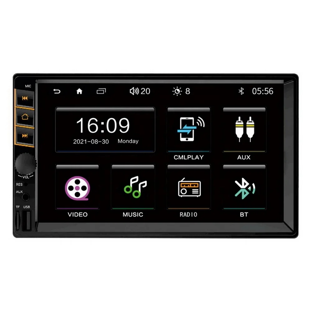 2022 Auto Universal User Manual Car Mp5 Player 2din Car Radio Car Play
