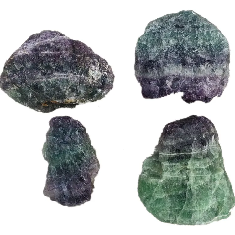 Wholesale decorative large size purple blue fluorite quartz crystal Original Specimen gravel for home decoration