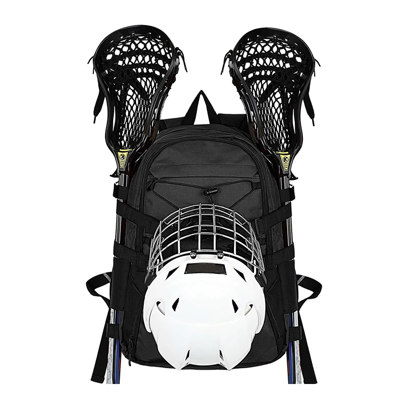Large Field Hockey Bag Large Capacity Lacrosse Bag With Separate Shoe Space Durable Storage Bag For Hockey Equipment