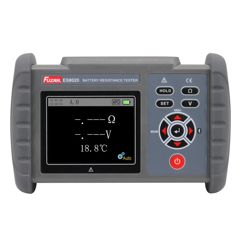 Updated Version ES8020 Internal resistance range 3100 ohms Voltage range 7100V battery tester 24v 48V 12V 9V