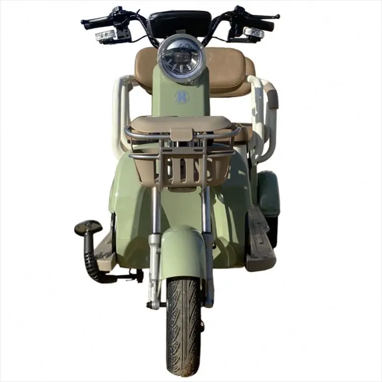 Popular Design LCD Display Three-Wheeled Electric Bicycle for Elderly People Cargo Tricycle Big