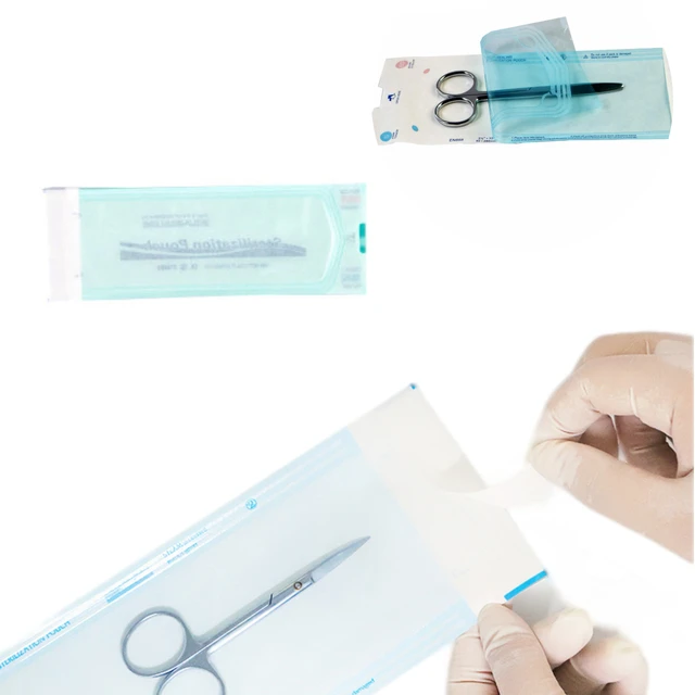 medical bag Wholesale Self Sealing sterilization bags for steam autoclave packaging