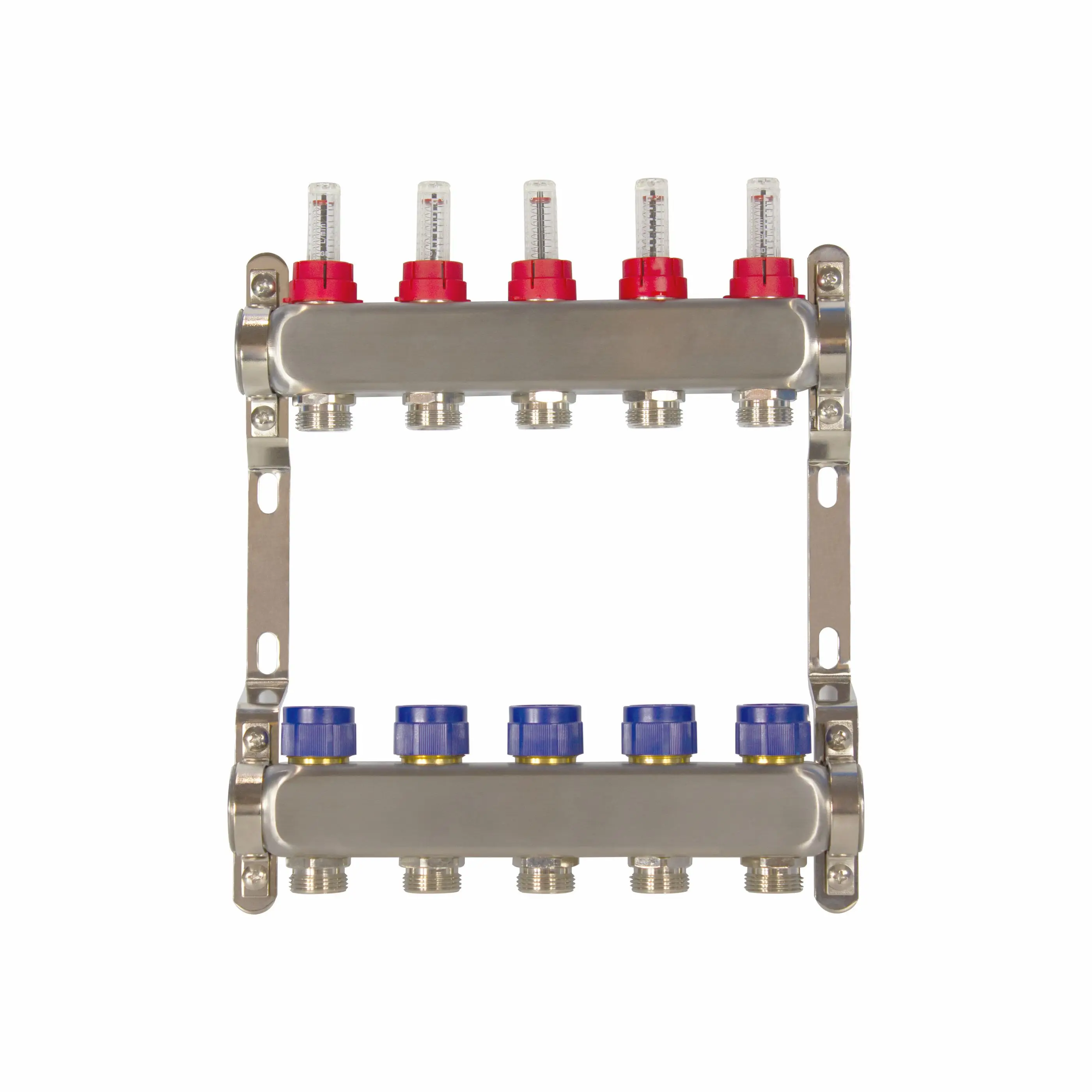 ZL-1175D Stainless steel under floor heating manifold for radiant heating and hydronic heating