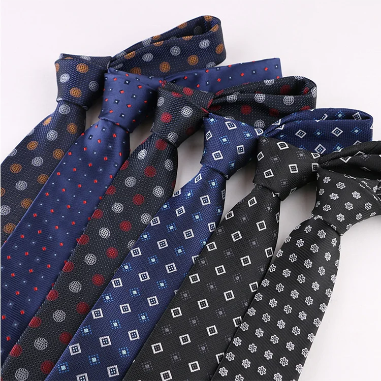 Fast Delivery High Density Jacquard Fabric Ready Tie Mens  Necktie