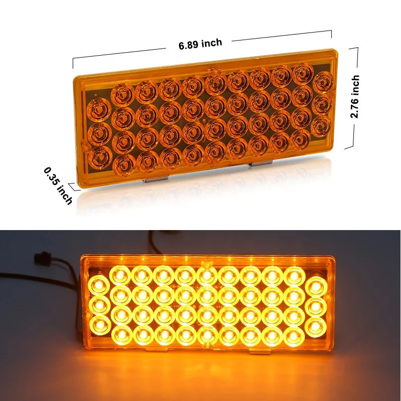 Waterproof Car Grille LED Flashing Lamp Strobe Light For Engineering vehicle Truck Security booth Forklift Bus Warning Light