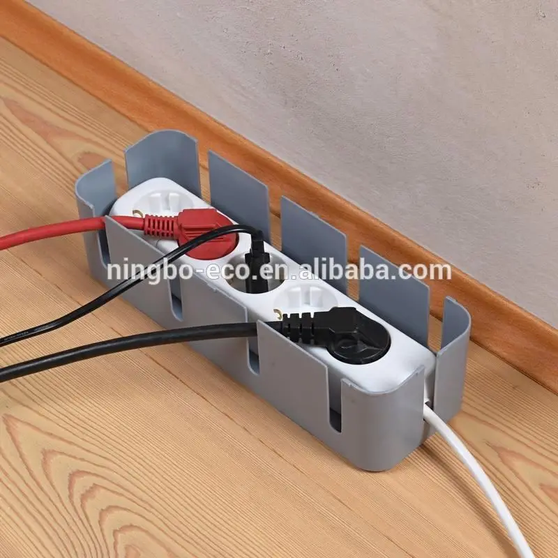 Hot Sale 9 Power Lines Plastic Electric Wire Cable Storage Box / Electric Box / Cable Organizer Box