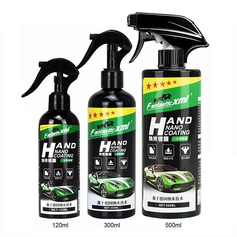 300/500ml automotive nano waterproof coating agent ceramic coating nano glass crystal diamond gold plated waterproof coating