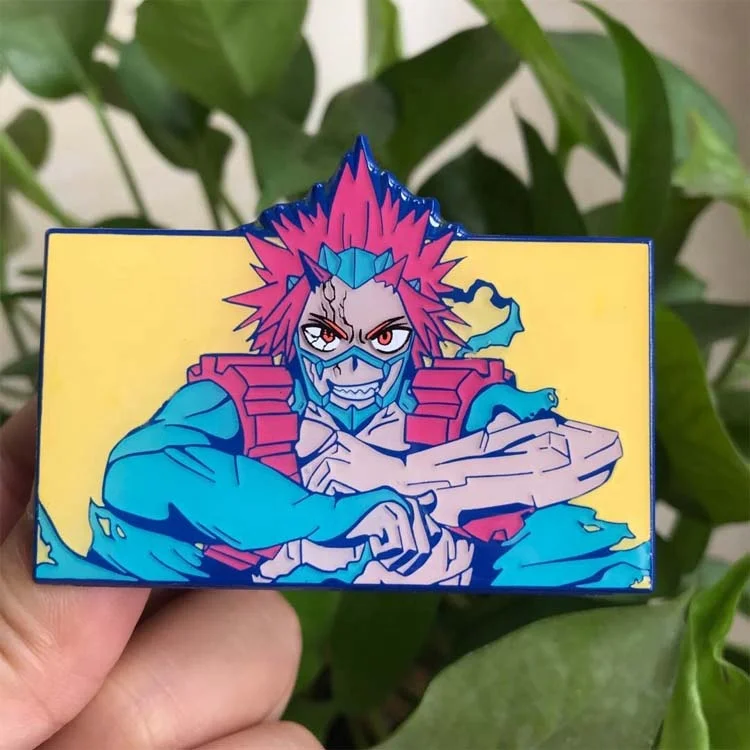 Factory Price Enamel Pin Manufacturer Custom Made Anime Soft Hard Enamel Pin With Epoxy Printing Details