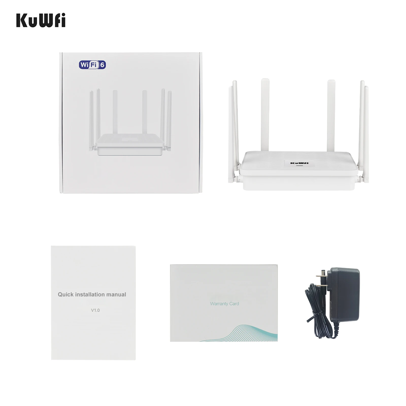 High speed KuWFi wireless 4g router dual band 3000mbps 4g lte wireless router wifi 6 unlocked 4g modem router