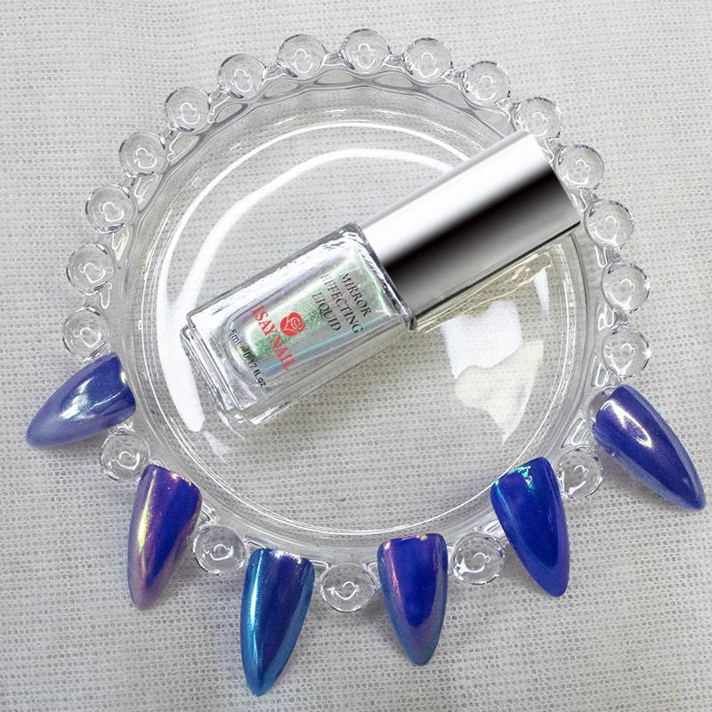 Long Lasting Nail Art Uv Gel Polish Chrome Pigment 5ml Customized Own Logo Chrome Liquid