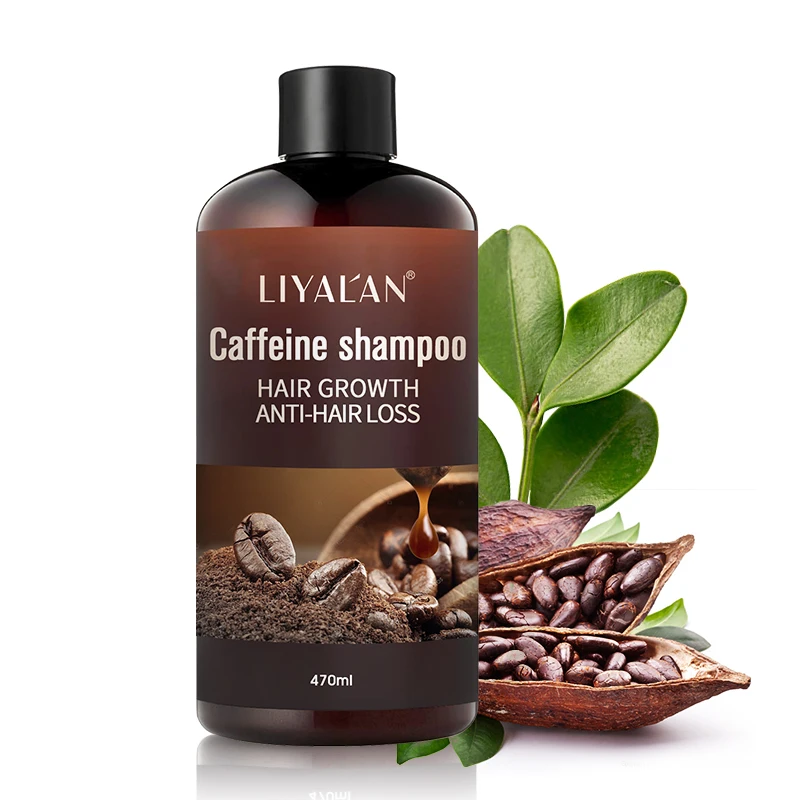 OEM Private Label oil control Hair growth Anti hair loss natural Caffeine shampoo for men