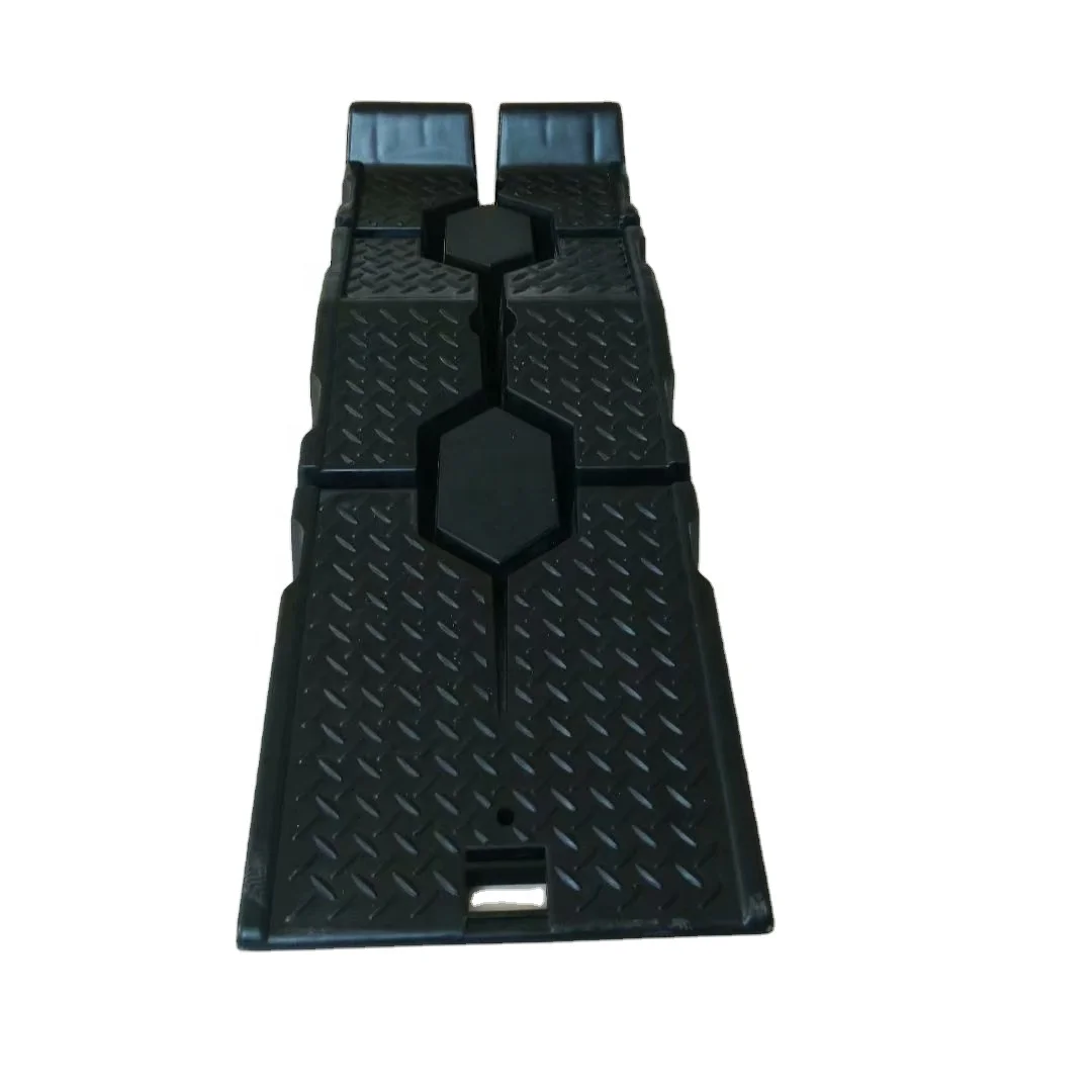 Large stock black Plastic solid Car Vehicle Auto Service Ramps Lift Car Ramp Lift for Oil Changes