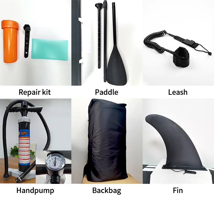 Inflatable SUP for All Skill Levels Everything Included with Stand Up Paddle Board, Adj Paddle,