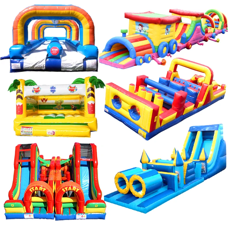 Inflatable Games Xtreme Rocket Obstacle Course Adult Size Sport Interactive Game