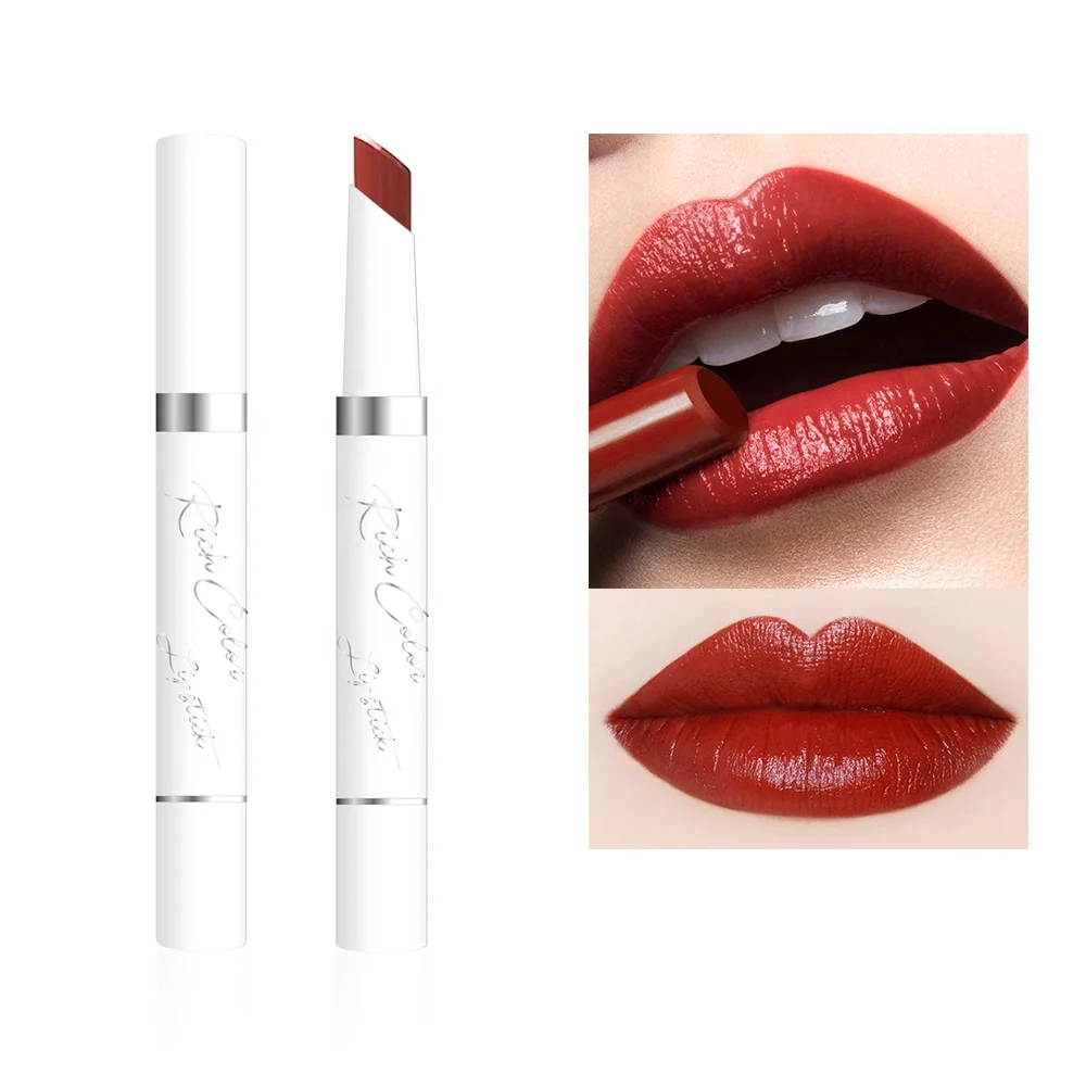 OEM Highly Pigmented Lipstick Moisturizing Longlasting Vegan Lipstick Pen Kissproof Non-stick Cup Lipstick