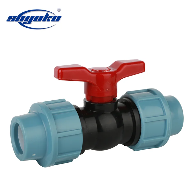  Irrigation valve pp/pvc compression quick connect for hdpe piping