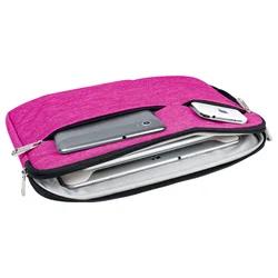 Notebook Blank Laptop Sleeve Case Custom Soft Polyester Case Customized Logo Pouch