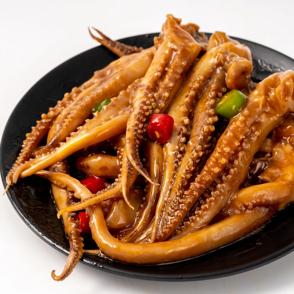 High Quality Seafood Wholesale Delicious Ready-To-Eat Spicy Snacks Squid Tentacles