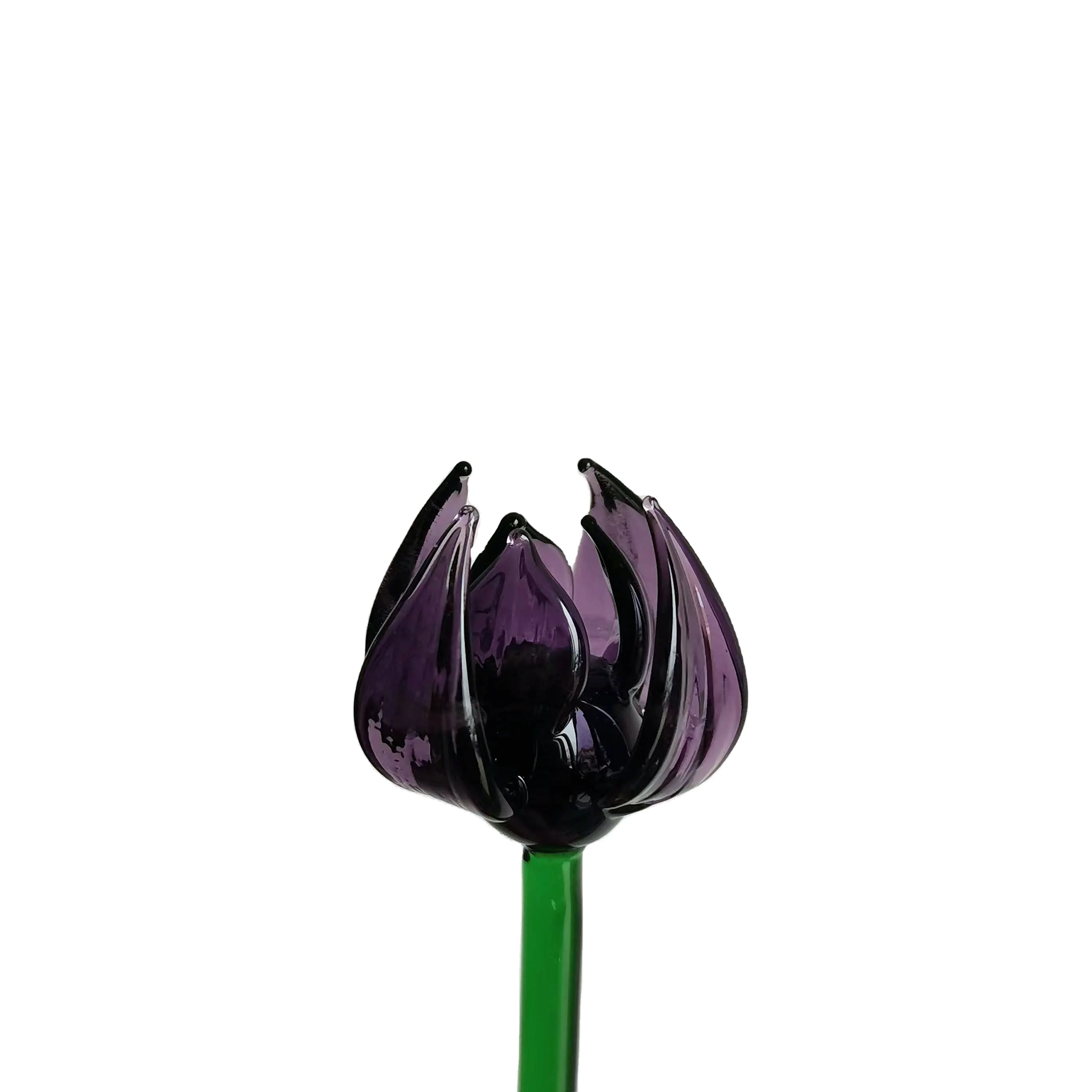 Handmade long stem murano glass flower artificial flower decoration