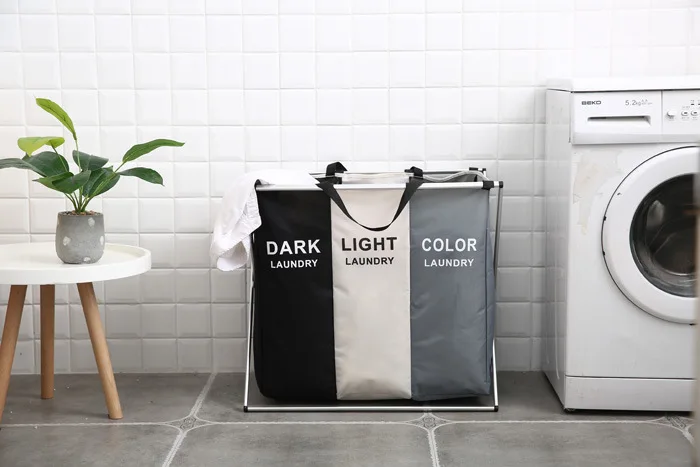 High Quality Waterproof Portable Folding Collapsible Bathroom Bag Dirty Cloth Storage Hamper Laundry Basket