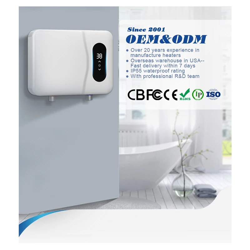 Factory Wholesale Environmental Protection And Safety Small Kitchen Water Heater Tankless Water Heater