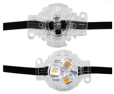 Puck Jellyfish лампа ws2811 Светодиодная точка пикселя свет диаметр 20 мм smd5050 драгоценный камень Светодиодный точечный