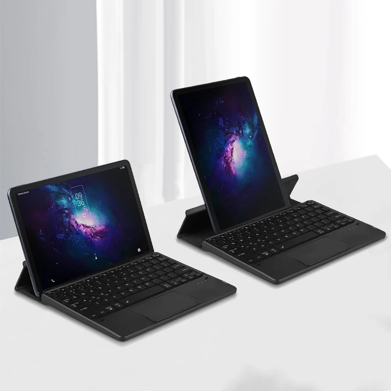 For TCL 10 TAB Max 10s 10 Neo 8L 7 Lite TABMax ALCATEL JOY TAB 2 Russian Arabic Spanish Wireless backlit keyboard with touch pad