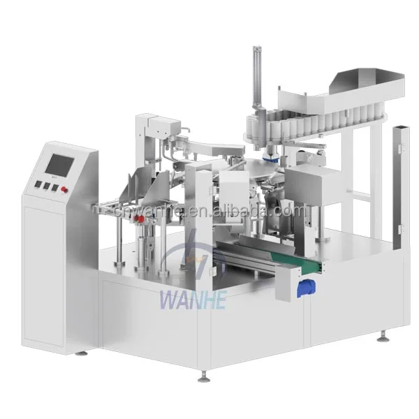 HL6/8-200FJ Fully auto coconut milk coffee pumpkin powder corn meal packing machine with multihead weighers