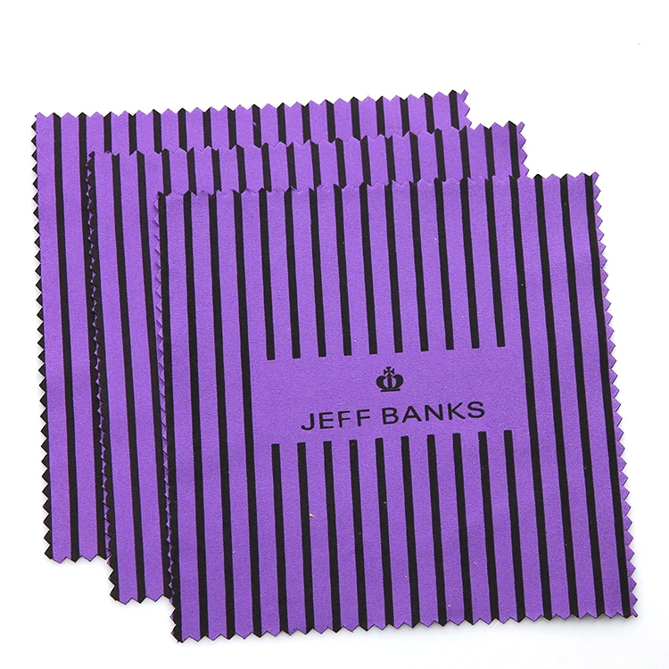 Дешевая рекламная ткань из микрофибры для ювелирных изделий, салфетка для очистки очков и очков