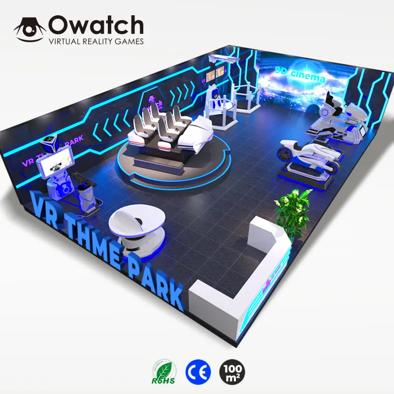 Крытая игровая площадка 9d кинотеатр оборудование для тематического парка с стулом VR и сенсорным