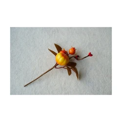Hand made Artificial  Pomegranate And  Pumpkin branch for Autumn  Fall  decoration