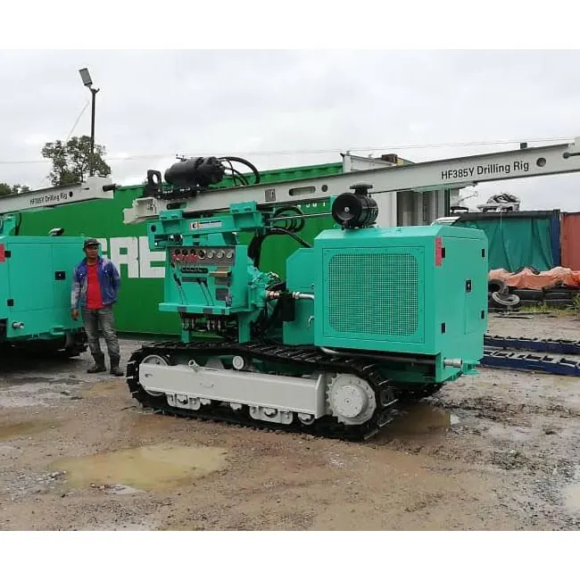  High Quality HF385Y Multifunctional Crawler 90-400mm Drill Rig Hydraulic Photovoltaic